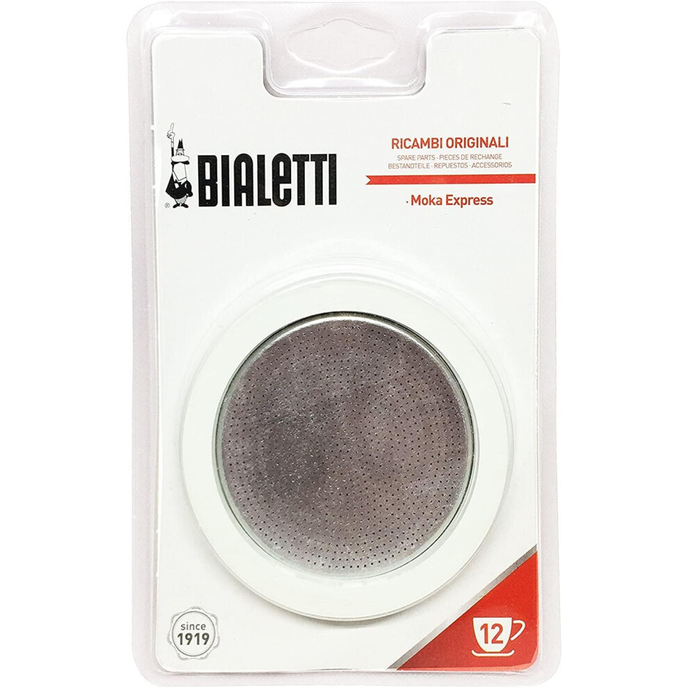 Bialetti 12 Cup Washer / Filter Set