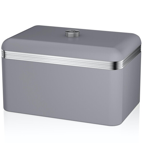 Swan (Grey) Swan Retro Bread Bin SWKA1010