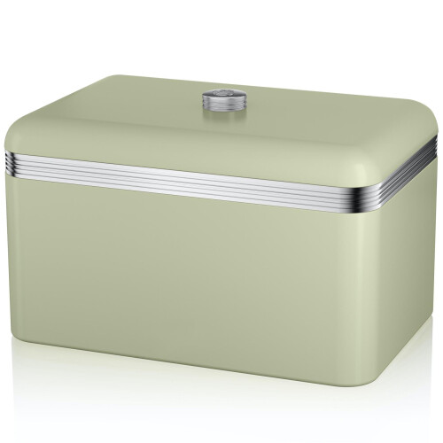 Swan (Green) Swan Retro Bread Bin SWKA1010