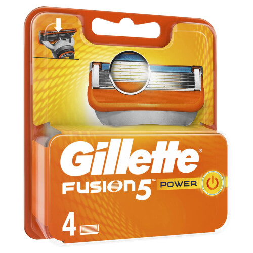 Gillette Gillette Fusion Power Αντικαταστάσεις ανταλλακτικών κασετών ξυραφιού για άνδρες - 4 πακέτα 1