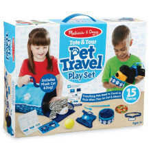 Melissa and Doug 18541 - Tote & Tour Pet Travel Play Set