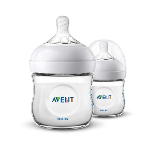 Philips AVENT Natural 2.0 Feeding Bottle 125ml/4oz Twin