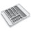 Addis Addis Extendable Drawer Organiser White / Grey 1