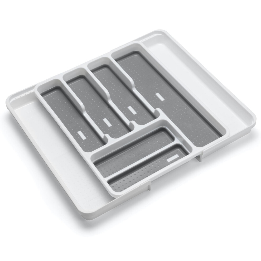 Addis White/Grey Extendable Drawer Organiser