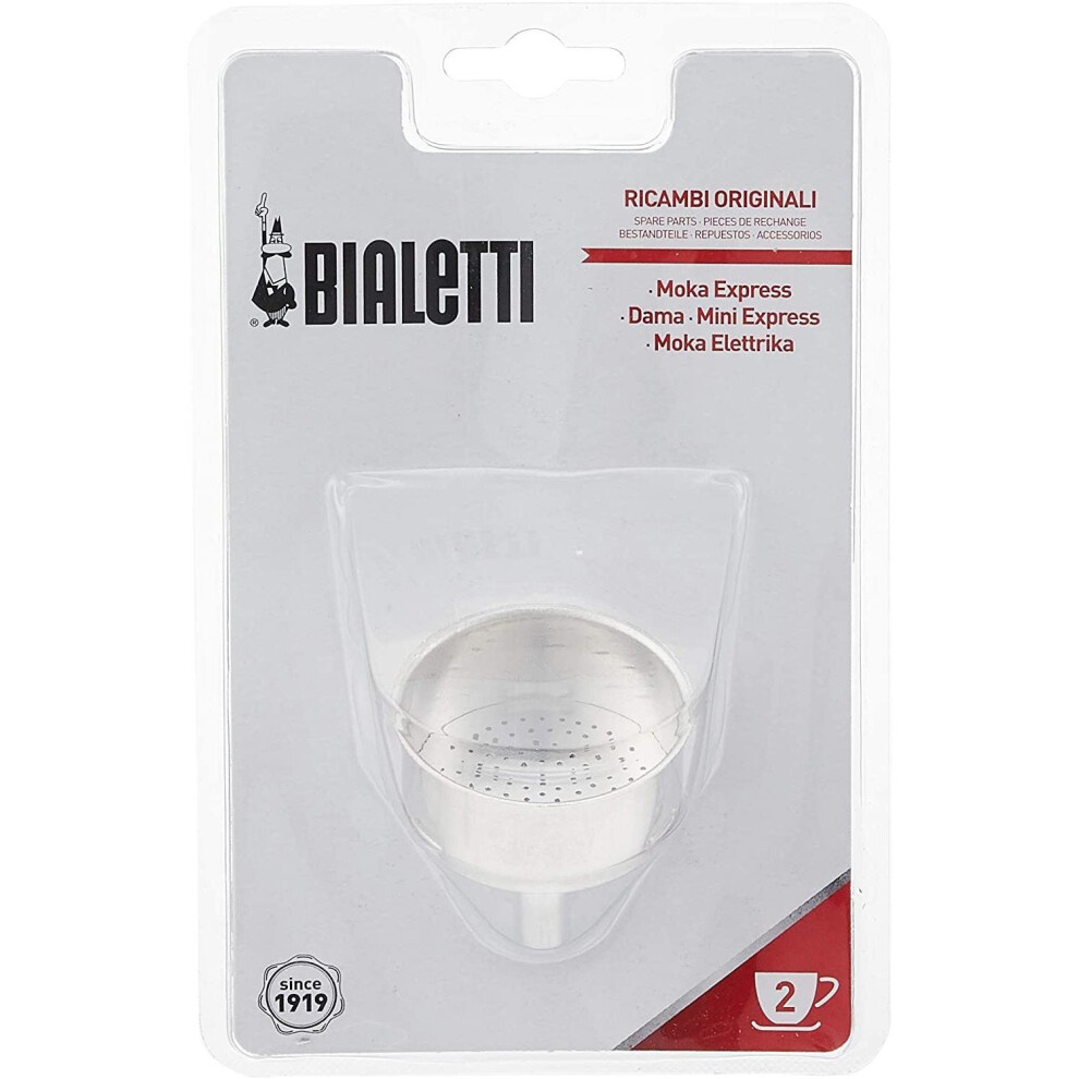 Bialetti 0800102 Blister Funnel Ã¢ÂÂ Stainless Steel 12.5 x 6.5 x 19 cm