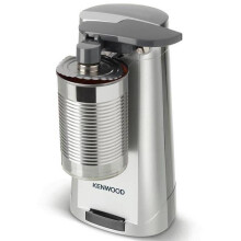 Kenwood Can Opener Bottle Opener and Knife Sharpener, Electric - 3-in-1 - Silver
