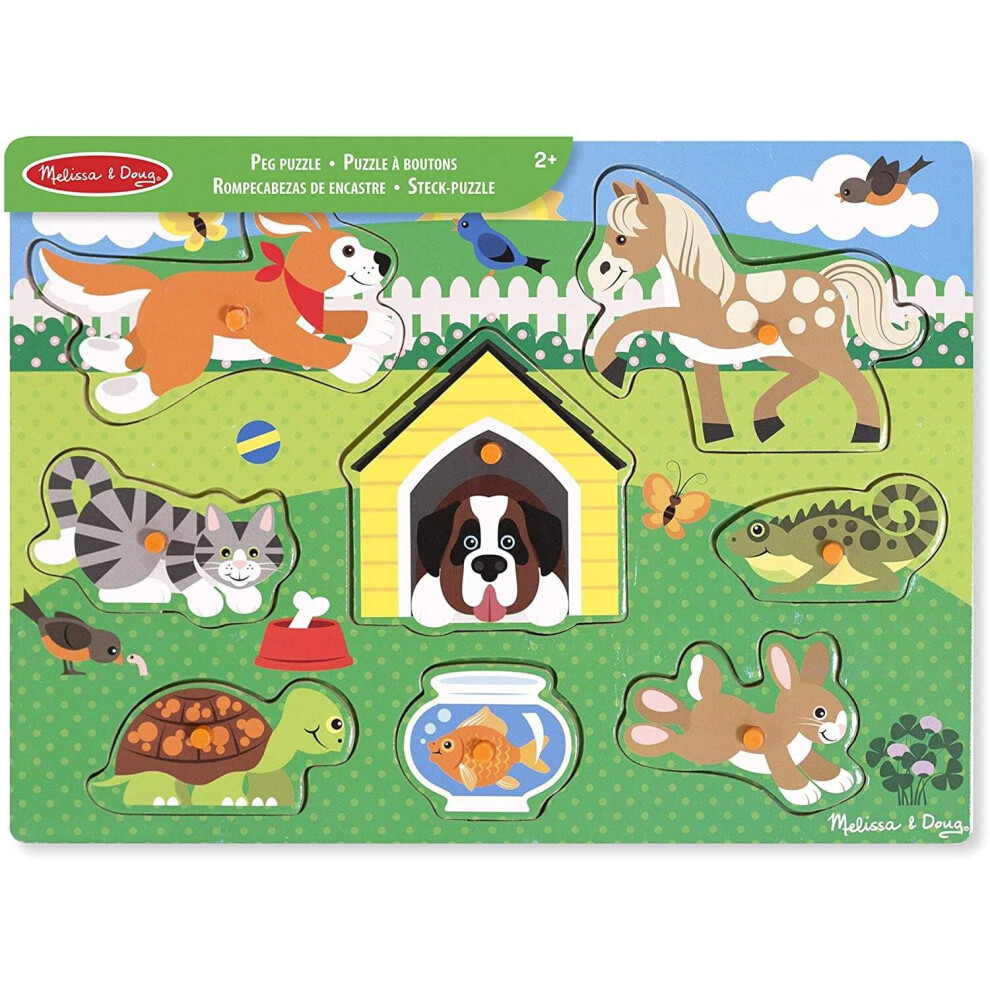 Melissa & Doug Pets Puzzle - 8 Pieces