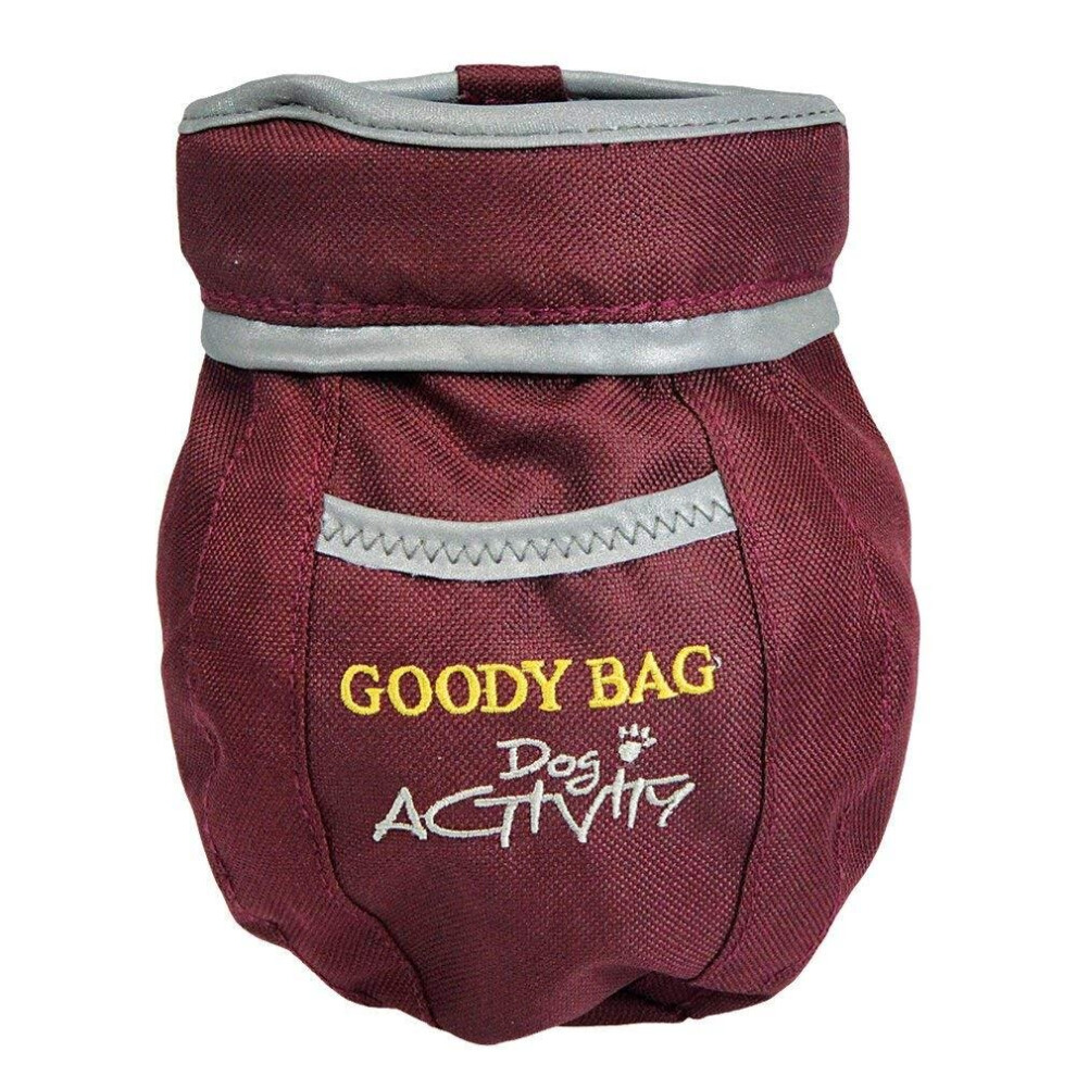 Trixie Dog Activity Walking Goody Treat Snack Bag W/ Clip, Polyester, Reflective Multicoloured