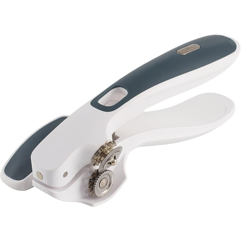 Zyliss Lock & Lift Can Opener - Minimal Hand Effort, Rubber Grip & Safety Magnet