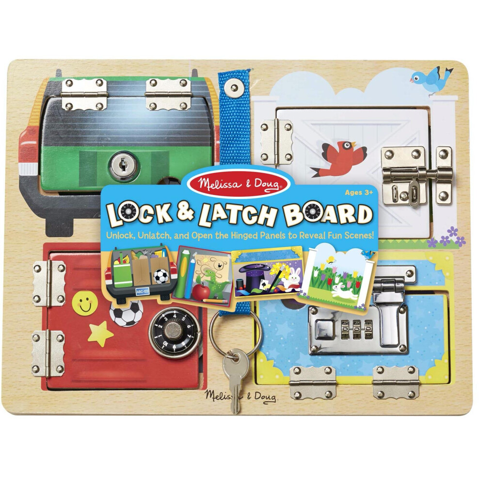 Melissa & Doug Lock & Latch Board