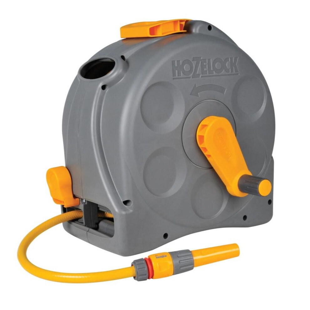 Hozelock Free Standing/Wall Mounted Hose Reel with 25 m Hose "Compact Reel