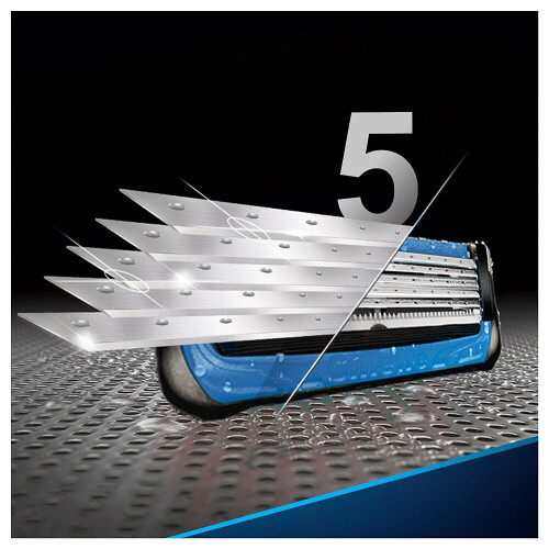 Gillette 4 x Gillette Fusion ProShield Chill Mannenvervanging Cooling Tech Scheermesjes 2