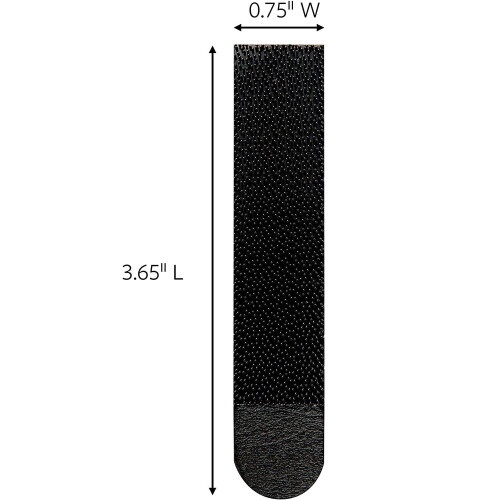 3M Command Large Picture Hanging Strips-Black 4 Sets/Pkg 1