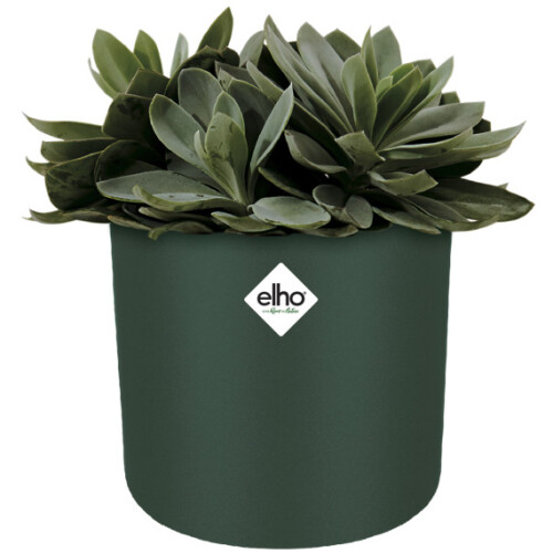 elho b.for soft round 14cm flowerpot - leaf green 1