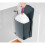 Brabantia Papelera BRABANTIA empotrada 10L rectangular negra 6