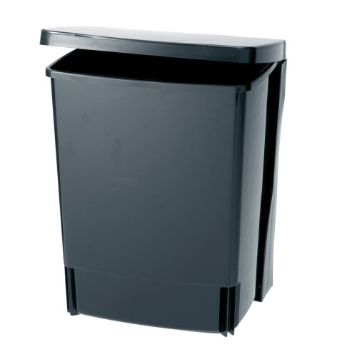 Brabantia Papelera BRABANTIA empotrada 10L rectangular negra 2