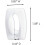 3M Command Mini Hooks-White 6 Hooks & 8 Strips 3