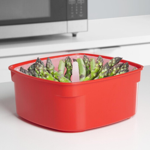 Sistema Sistema Klip It Microwave Steamer with lid, 2.4L, Medium 1