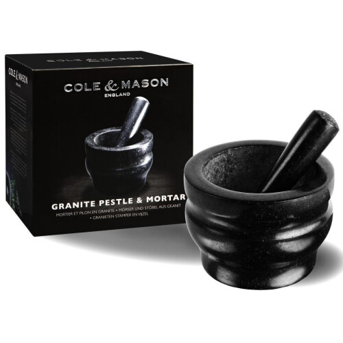 Cole & Mason MORTERO Y PESTLE DE GRANITO 14 CM - COLE Y MASON 1