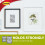 3M Command Medium Picture Hanging Strips-Black 4 Sets/Pkg 4