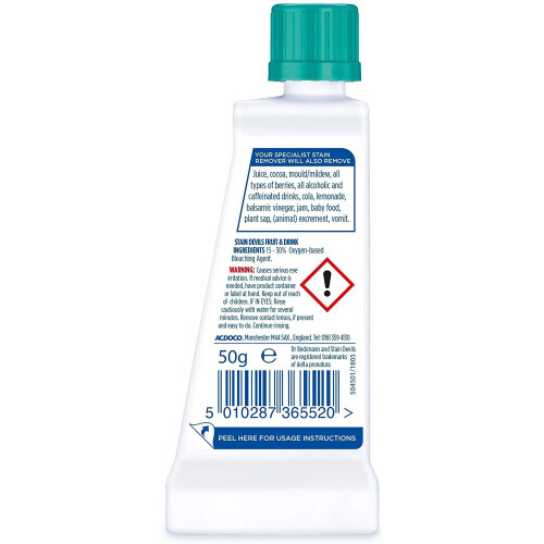 Dr Beckmann Original Dr. Beckmann Stain Devil Targets Fruit,Drink,Wine,Coffee 50ml 1