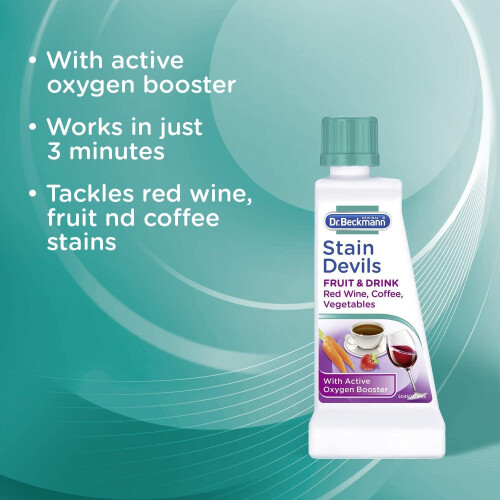 Dr Beckmann Original Dr. Beckmann Stain Devil Targets Fruit,Drink,Wine,Coffee 50ml 2