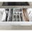 Addis Addis Extendable Drawer Organiser White / Grey 2