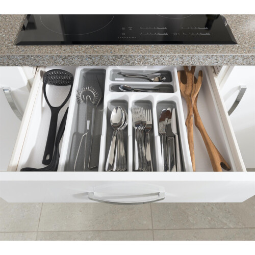 Addis Addis Extendable Drawer Organiser White / Grey 1