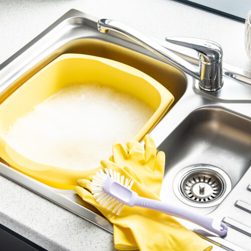 Addis Addis 9.5 Litre Large Rectangular Bowl, Yellow 1