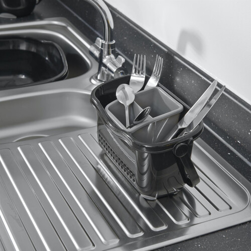 Addis Addis Sink Caddy, Black/Grey 1