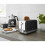 Swan Swan 2 Slice Retro Black Toaster 5