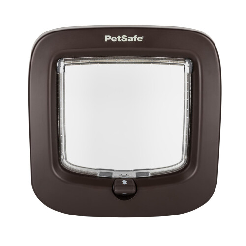 PetSafe Petsafe Manual 4 Way Locking Cat Flap Brown 1