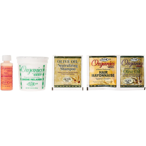 Africa's Best Organics Olivenöl Relaxer Value Kit Super 2