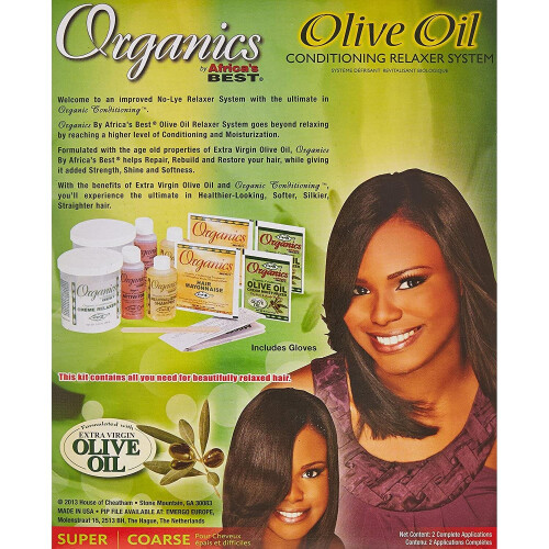 Africa's Best Organics Olivenöl Relaxer Value Kit Super 1