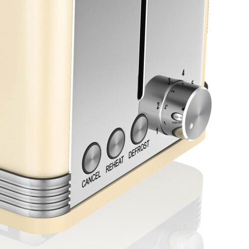 Swan Swan 2 Slice Retro Cream Toaster 2
