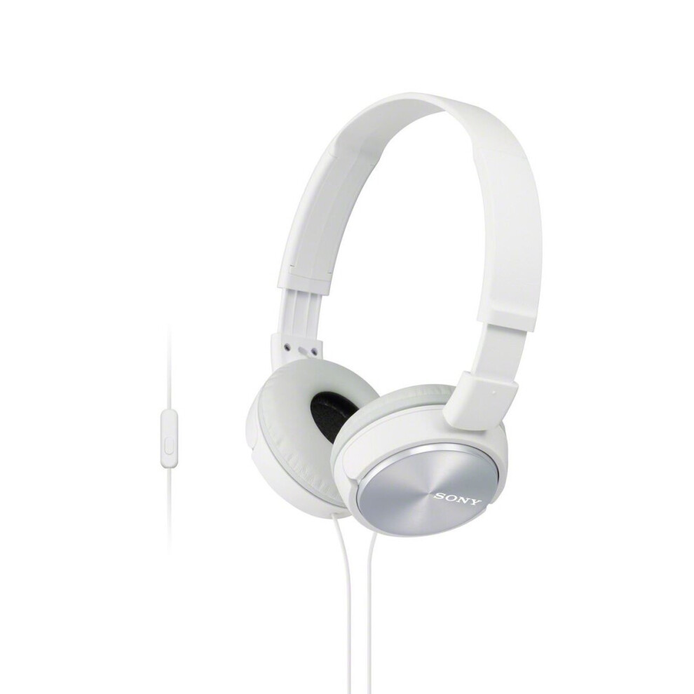 sony-foldable-stereo-headphones---metallic-white