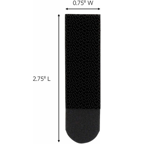 3M Command Medium Picture Hanging Strips-Black 6 Sets/Pkg 1