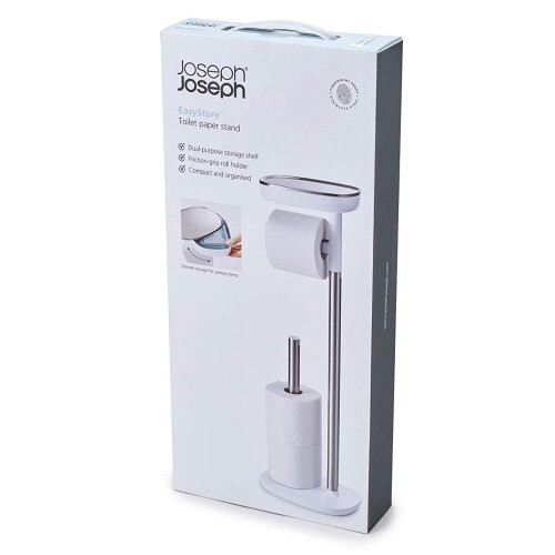 Joseph Joseph EasyStore Joseph Joseph toiletpapirholder med hylde 1