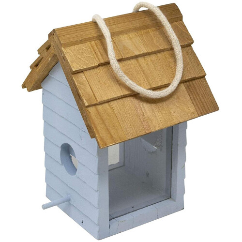 Gardman Gardman A04334 Beach Hut Seed Feeder - Green/blue 1