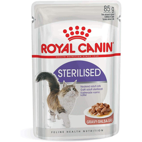 Royal Canin ROYAL CANIN FHN Steriliseret vådfoder til katte i sovs 48x85g 1
