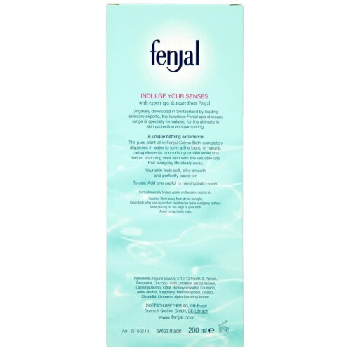 Fenjal Creme Bath Oil 200ml 1