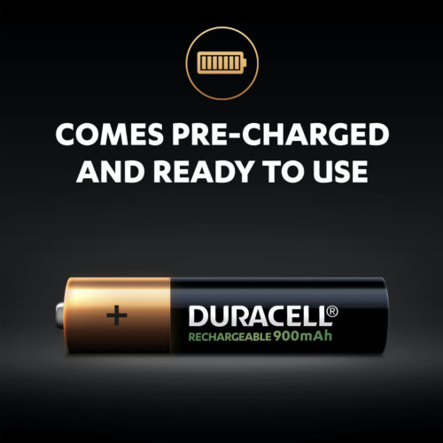 Duracell Duracell Akkus 4er-Pack AAA 900mAh 1