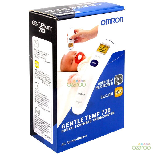 Omron Omron Gentle Temp 720 Contactless Forehead Room Digital Backlit Thermometer New 1