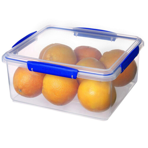 Sistema Sistema KLIP IT Food Storage Container Clear with Blue Clips 5 L 1