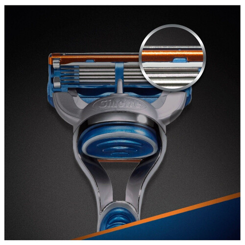 Gillette Gillette Fusion Αντικατάσταση ξυραφιού 5 λεπίδων - 4 πακέτα λεπίδων 1