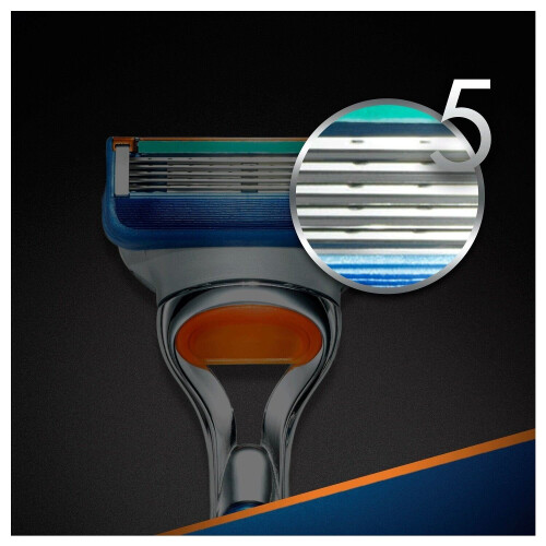 Gillette Gillette Fusion Αντικατάσταση ξυραφιού 5 λεπίδων - 4 πακέτα λεπίδων 2