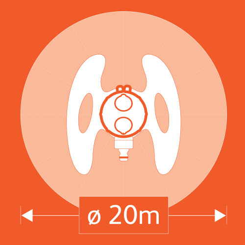 Hozelock Hozelock Round Sprinkler Pro 314m²  [2336P0000] 2