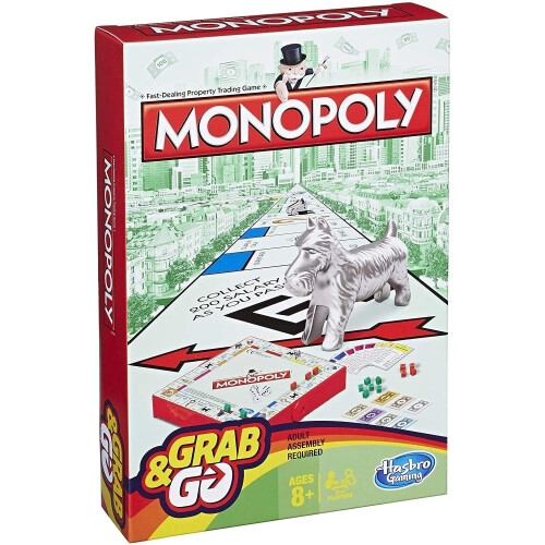 Monopoly Hasbro Gaming Grab & Go Παιχνίδι 1