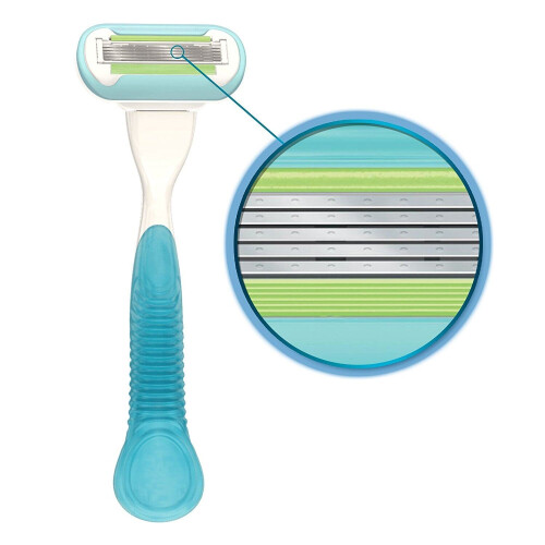 Gillette 4 x Gillette Venus Embrace Γυναικεία ευαίσθητη λεπίδα ξυραφιού 5 λεπίδων Smooth Refills 2