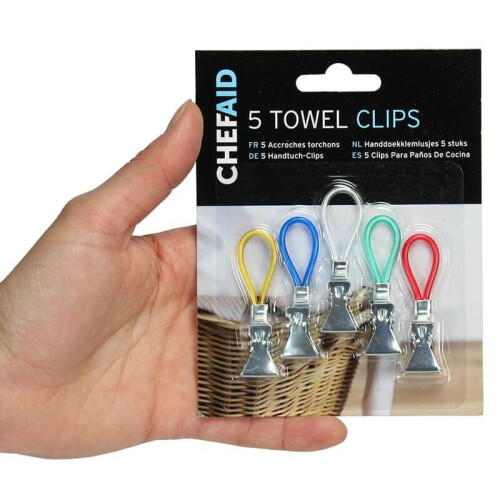 Chef Aid Tea Towel Clips 1
